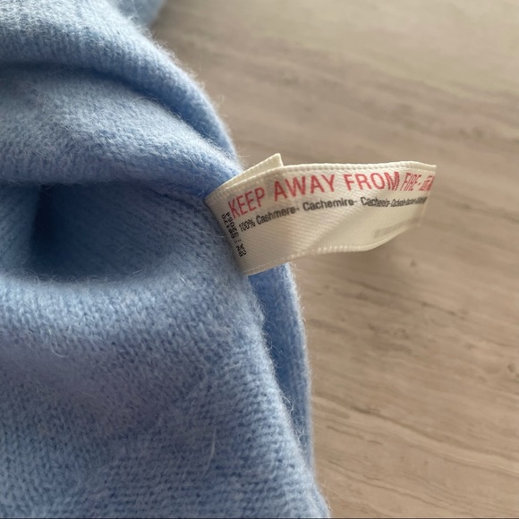 Anthropologie Lucia Cashmere Sweater Tee - Blue - Picture 10 of 12